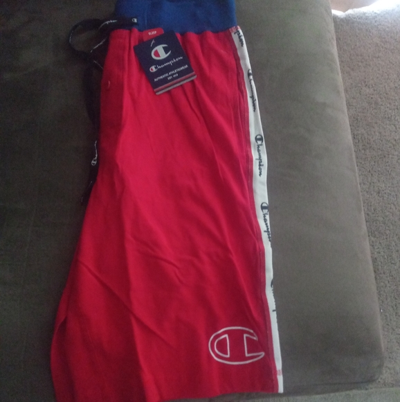Champion Red Side Tape Shorts - Picture 7 of 7